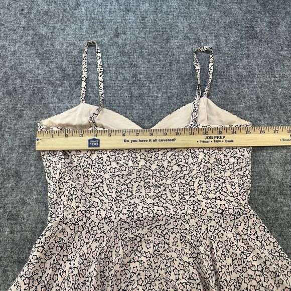 ARITZIA Talula Dress Women 4 Pink Floral Mini Swing Adjustable Straps Skater - Picture 11 of 15